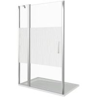 Товар: Душевая дверь Good Door Pandora WTW-140-T-CH 140 профиль Хром стекло с узором Тростник - фото 1 Душевая дверь Good Door Pandora WTW-140-T-CH 140 профиль Хром стекло с узором Тростник — фото 1, Распашные душевые двери