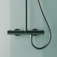 Товар: Душевая система Sancos Game SC3002CH с термостатом Хром - фото 3 Душевая система Sancos Game SC3002CH с термостатом Хром — фото 3, Душевые системы