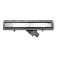 Душевой лоток POINT Деметра сталь 650 арт PN50265 — фото 4, Душевые лотки