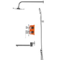 Товар: Душевая система Swedbe Platta 5544 Хром - фото 5 Душевая система Swedbe Platta 5544 Хром — фото 5, Встраиваемые душевые комплекты