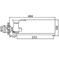 Товар: Смеситель для ванны Ledeme H01 2201L универсальный Хром - фото 2 Смеситель для ванны Ledeme H01 2201L универсальный Хром — фото 2, Смеситель для ванны