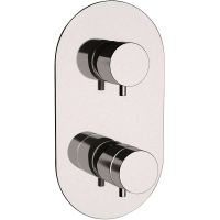 Смеситель для душа Remer Minimal Thermo NT937 с термостатом Хром — фото 1, Смеситель для душа