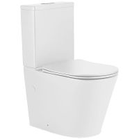 Унитаз компакт Iberica Blanca Burgos IB.BRG.121.1B1 с бачком и сиденьем Микролифт — фото 1, Напольные унитазы