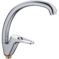 Смеситель для кухни Haiba HB4113-2 Хром — фото 1, Смесители для кухни