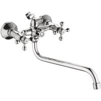 Смеситель для ванны Ledeme H08 2308L универсальный Хром — фото 1, Смеситель для ванны