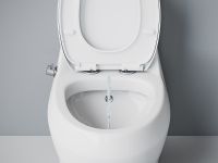 Товар: Унитаз моноблок Laguraty 2160AС с бидеткой с бачком и сиденьем Микролифт - фото 3 Унитаз моноблок Laguraty 2160AС с бидеткой с бачком и сиденьем Микролифт — фото 3, Напольные унитазы