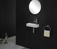 Раковина CeramaLux 38 9048FL Белая — фото 5, Раковины