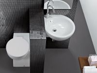 Раковина Hatria You and Me 46 R Y0H701 угловая Белая — фото 3, Раковины