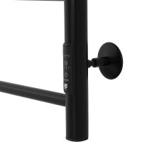 Электрический полотенцесушитель Energy Round 600x400 EETR0ROUND604R905M Черный матовый — фото 3, Электрические полотенцесушители