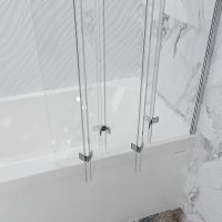 Товар: Шторка на ванну Radomir Смайл 116x140 1-08-2-0-0-199 профиль Хром стекло прозрачное - фото 3 Шторка на ванну Radomir Смайл 116x140 1-08-2-0-0-199 профиль Хром стекло прозрачное — фото 3, Складные шторки для ванной