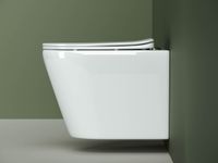 Унитаз Ceramicanova Highlight Rimless CN1804 подвесной с сиденьем Микролифт — фото 5, Подвесные унитазы