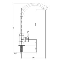 Товар: Кран для одного типа воды Ростовская Мануфактура Сантехники PL3-269F-1 Белый - фото 3 Кран для одного типа воды Ростовская Мануфактура Сантехники PL3-269F-1 Белый — фото 3, Краны