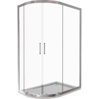 Душевой уголок Good Door Latte R-120-C-WE 120x80 профиль Белый стекло прозрачное — фото 1, Душевые уголки