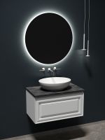 Товар: Столешница для ванной комнаты SANCOS 800х460 , арт. TT80A1 - фото 2 Столешница для ванной комнаты SANCOS 800х460 , арт. TT80A1 — фото 2, Столешницы под раковину