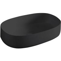 Раковина-чаша Artceram Cognac 55 COL003 17 00 Черная матовая — фото 1, Раковины накладные