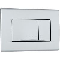 Клавиша смыва Roca Active 32B 8901130B2 Хром матовый — фото 1, Кнопки смыва