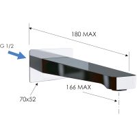 Товар: Излив для смесителя Remer 91DR Хром - фото 2 Излив для смесителя Remer 91DR Хром — фото 2, Смесители для биде