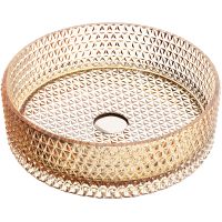 Раковина-чаша Ceramicanova Cristal 36 CN6058 Бежевая — фото 2, Раковины накладные