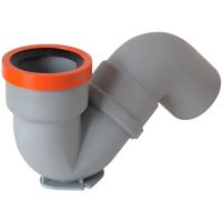 Сифон для чаши Генуя Creavit 1300611021 Серый — фото 1, Сифоны для чаши Генуя