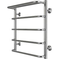 Водяной полотенцесушитель Larusso Стандарт П5 500x600 4670078535306 с полкой Хром — фото 1, Водяные полотенцесушители