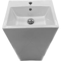 Товар: Раковина Laguraty 44 883B Белая - фото 5 Раковина Laguraty 44 883B Белая — фото 5, Раковины напольные