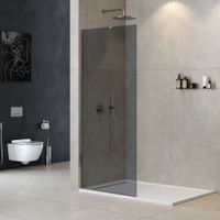 Душевая перегородка универсальная LIBERTA-L-1-TB-110-GR-Cr — фото 1, Душевые перегородки