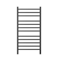 Полотенцесушитель электрический Point Вега PN71850GB П12 500x1000, диммер справа, графит блеск — фото 1, Электрические полотенцесушители