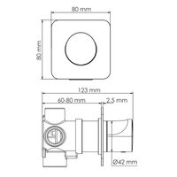 Товар: A273 Переключатель на 3 выхода - фото 4 A273 Переключатель на 3 выхода — фото 4, Комплектующие для туалета