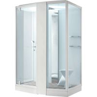 Душевая кабина Orans 150x100 R 89102rw с баней профиль Белый задние стенки Белые — фото 1, Душевые кабины