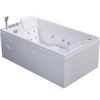 Акриловая ванна Orans 100x170 L 62115l0 с гидромассажем — фото 1, Акриловые ванны