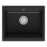 Мойка кухонная Point Сидли 55 PN3007B, черный — фото 1, Кухонные мойки