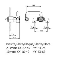 Товар: Скрытая часть для смесителя Cisal ZA02551004 G 1/2 - фото 2 Скрытая часть для смесителя Cisal ZA02551004 G 1/2 — фото 2, Комплектующие для туалета