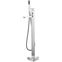 Смеситель для ванны Swedbe Spira 4007 Хром — фото 1, Смесители напольные