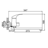 Товар: Смеситель для ванны Ledeme H36 2236L универсальный Хром - фото 2 Смеситель для ванны Ledeme H36 2236L универсальный Хром — фото 2, Для душа и ванны