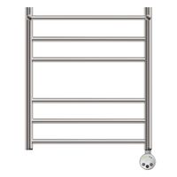 Полотенцесушитель электрический Point Аврора PN10156PE П5 500x600 с полкой левый/правый, хром — фото 1, Электрические полотенцесушители