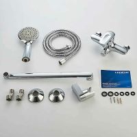 Смеситель для ванны Ledeme H48 2248L универсальный Хром — фото 8, Смеситель для ванны