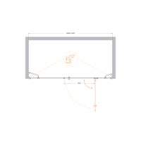 Товар: Душевая дверь CEZARES VERONA-W-B-13-60+60/30-C-Cr - фото 3 Душевая дверь CEZARES VERONA-W-B-13-60+60/30-C-Cr — фото 3, Распашные душевые двери