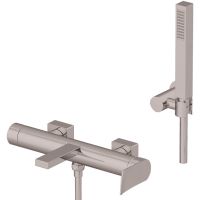 Смеситель для ванны Gattoni Soffio 8100/81DS Темный никель шлифованный — фото 1, Смеситель для ванны