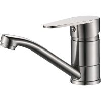 Смеситель для кухни Haiba HB45802 Нержавеющая сталь — фото 1, Смесители для кухни