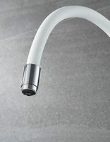 Товар: Смеситель для кухни Ledeme Rainbow 4898-3L Хром Белый - фото 11 Смеситель для кухни Ledeme Rainbow 4898-3L Хром Белый — фото 11, Смесители для кухни