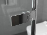 Душевой уголок Ambassador Abner 90x90 10011101R профиль Хром стекло прозрачное — фото 4, Квадратные душевые уголки