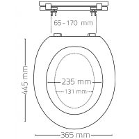 Сиденье для унитаза Ridder Generation О2119101 Белое с Микролифтом — фото 4, Сиденья для унитаза