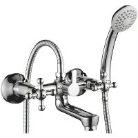 Смеситель для ванны Rossinka G02-83 Хром — фото 1, Для душа и ванны