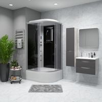 Душевая кабина Niagara Classic NG-2510-14LF (120х80х215) высокий поддон(40см),стекло тонированное,4  — фото 1, Душевые кабины