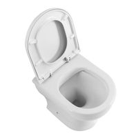 Унитаз приставной безободковый CEZARES GIUBILEO CZR-265-CBR/CZR-6045-SC — фото 3, Приставные унитазы