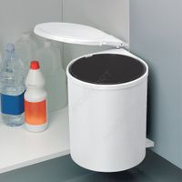 Система сортировки мусора ALBIO 10 1X16 L белый пластик ALVEUS — фото 1, Системы сортировки мусора