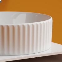 Раковина-чаша Ceramicanova Element 36 CN6057 Белая глянцевая — фото 11, Раковины накладные