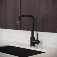 Смеситель для кухни Aringa Орта AR02020BL Черный — фото 2, Смесители для кухни