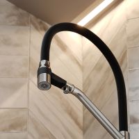 Смеситель для кухни Sancos Orta SC4008BN Никель брашированный Черный — фото 4, Смесители для кухни