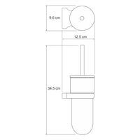 Berkel K-6827 Щетка для унитаза подвесная — фото 4, Ершики для унитаза